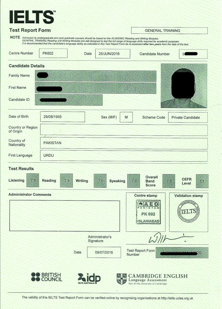 successful ielts in pakistan