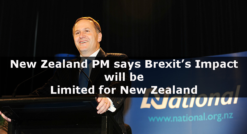PM says Brexit’s Impact will be Limited for New Zealand