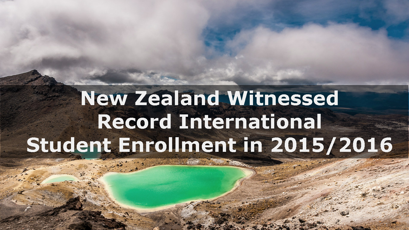 New Zealand Saw Record International Student Enrollment in 2015/2016