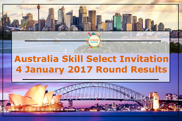 Australia Skill Select Invitation: 4 January 2017 Round Results