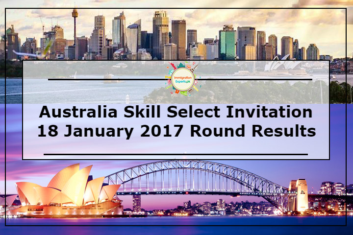Australia Skill Select Invitation: 18 January 2017 Round Results