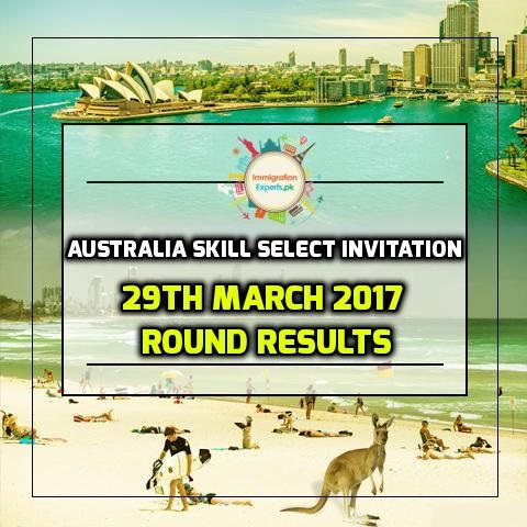 Australia Skill Select Invitation: 29th March 2017 Round Results