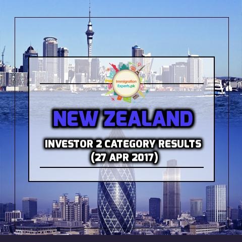 New Zealand Residence Programme – Investor 2 category Results (27 Apr 2017)
