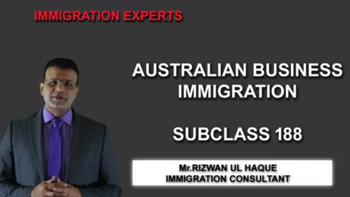 What is Subclass 188? A Video on Australian Business Immigration (Video)