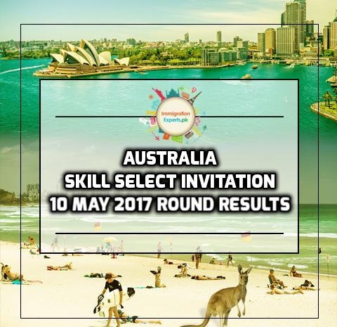 Australia Skill Select Invitation: 10 May 2017 Round Results