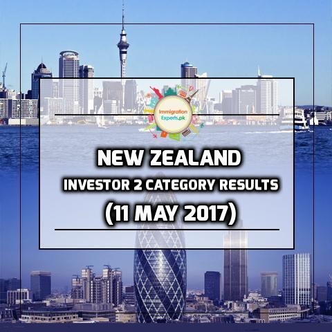 New Zealand Residence Programme – Investor 2 category Results (11 May 2017)