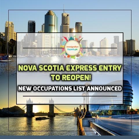 Nova Scotia Express Entry to Reopen! New Occupations List Announced