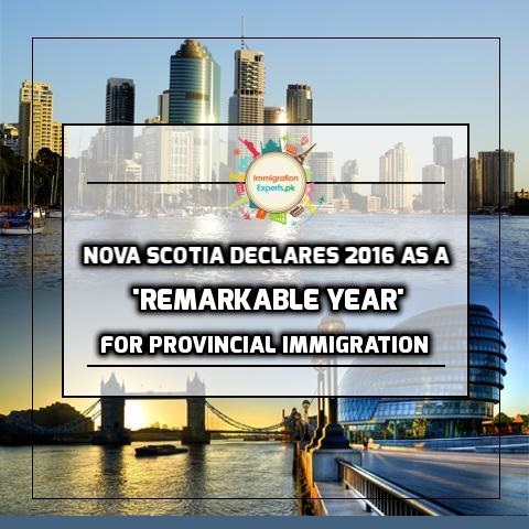 Nova Scotia Declares 2016 as a ‘Remarkable Year’ Regarding Provincial Immigration