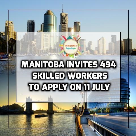 Canada – Manitoba Invites 494 Skilled Workers to Apply On 11 July
