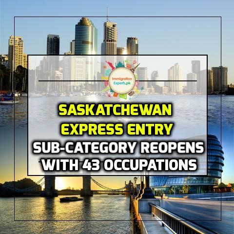 Saskatchewan Express Entry Sub-Category Reopens With 43 Occupations