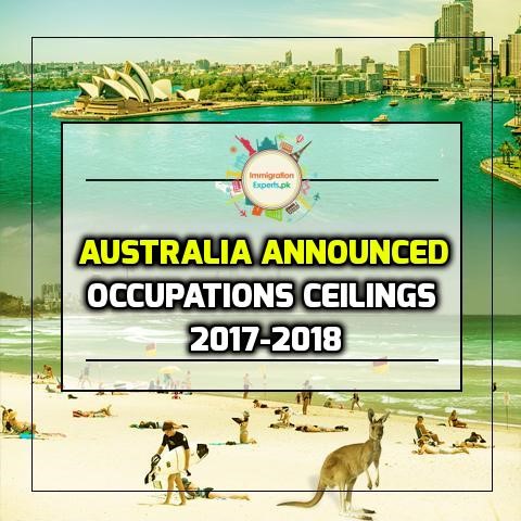 Australian Immigration Occupation Ceilings 2017-2018