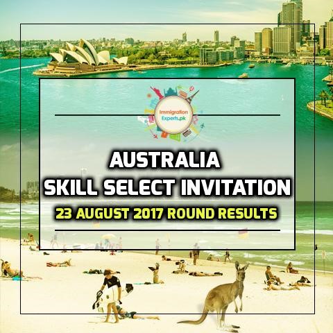 Australia Skill Select Invitation – 23 August 2017 Round Results