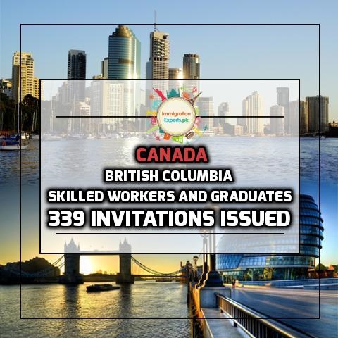 British Columbia Sends Invitations to 339 Skilled workers and Graduates Through its Latest Draws