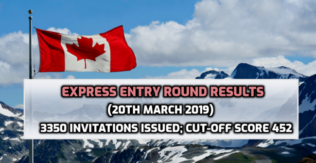 Canadian Government conducted another Express Entry Draw; 3,350 candidates invited to apply for permanent residence