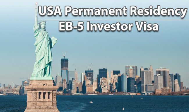 EB-5 Investors Visa for USA Residency
