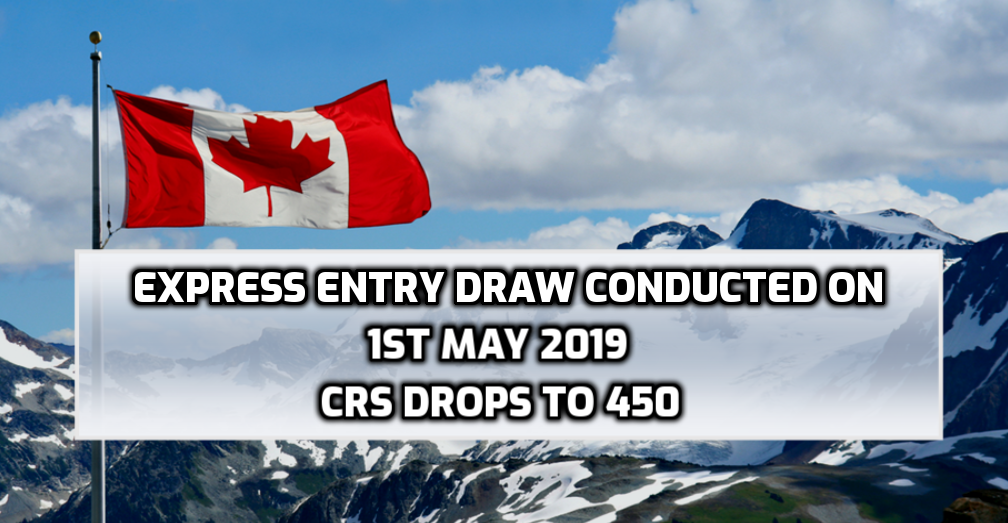 CRS score drops again to 450 in the latest Canada’s Express Entry draw