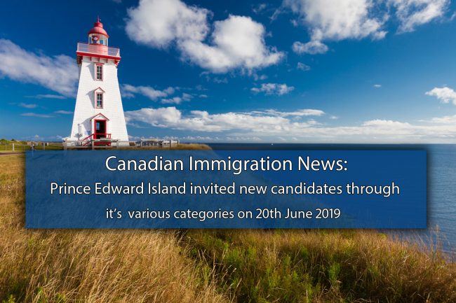 Prince Edward Island issues new invitations on 20th June