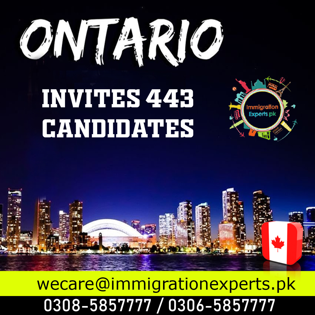 Ontario Invited 443 Candidates on Nov 12, 2020