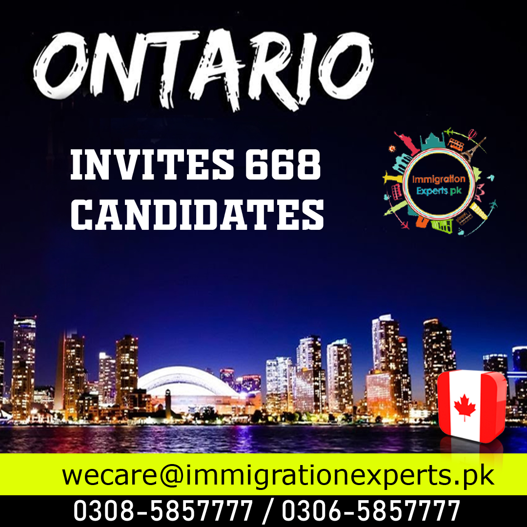 Ontario Invites 668 Candidates
