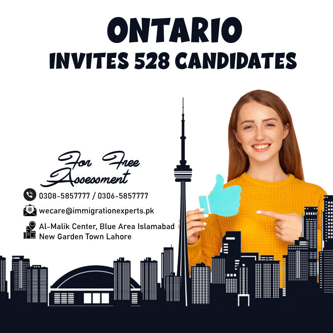 Ontario invites 528 candidates