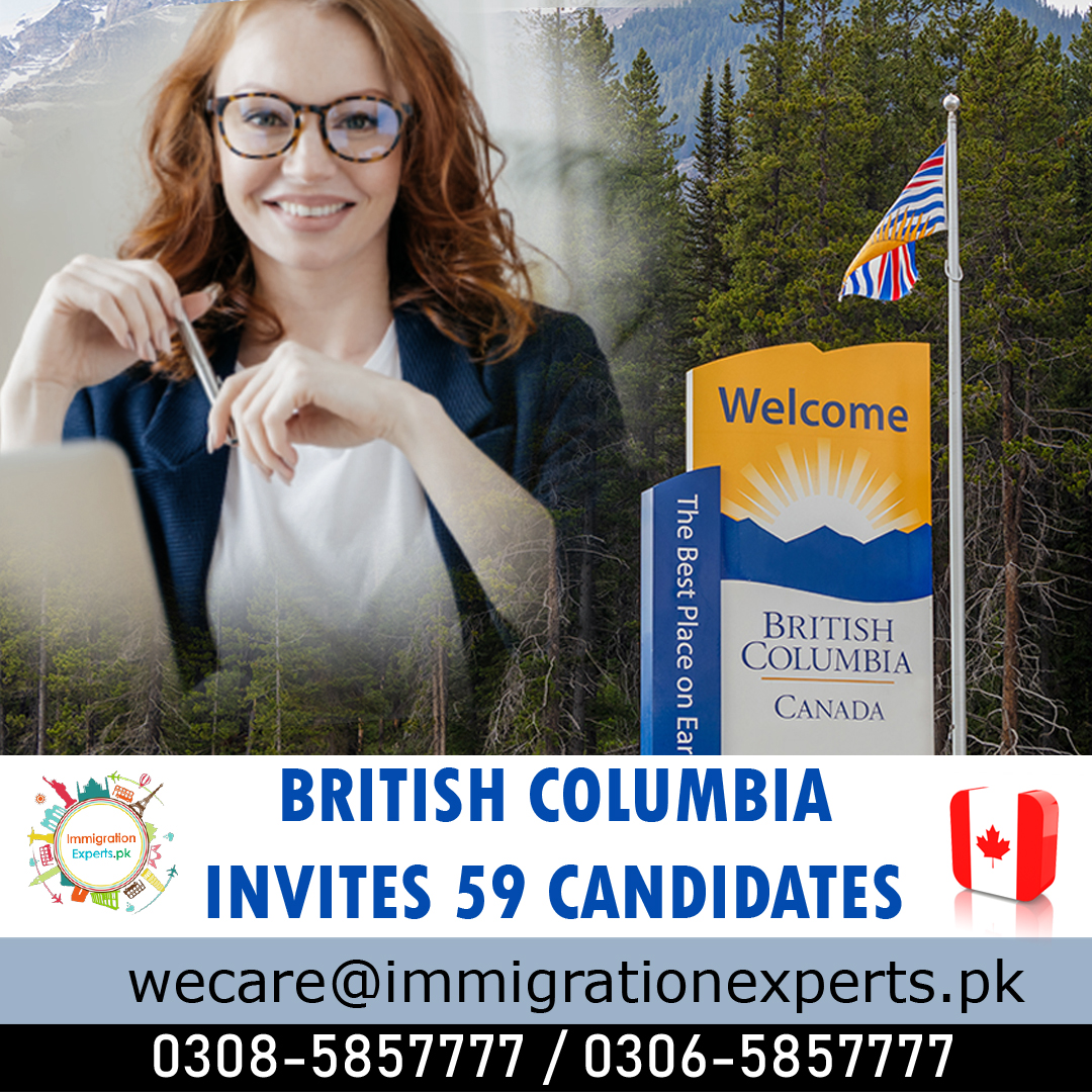 British Columbia invites 59 candidates