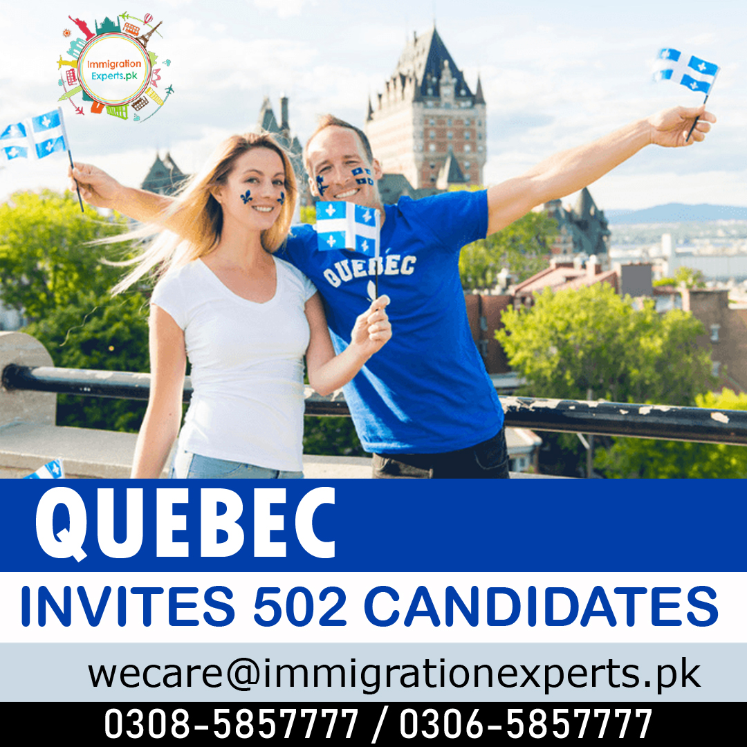 QUEBEC issued 502 invitations to Candidates.