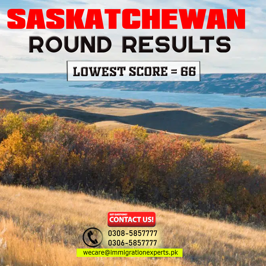 Saskatchewan Invites 528 candidates with 66 lowest score