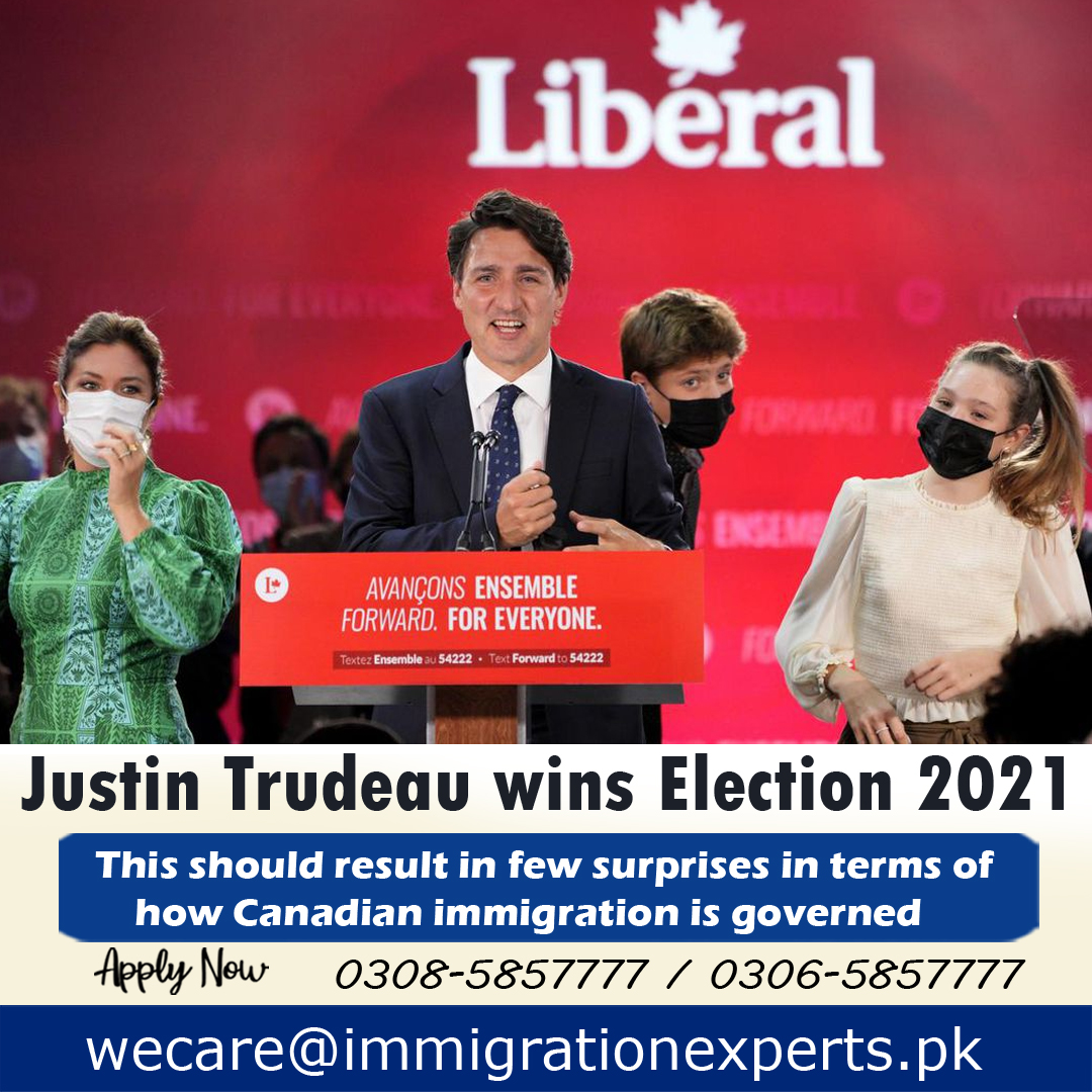 Justin Trudeau wins Election 2021