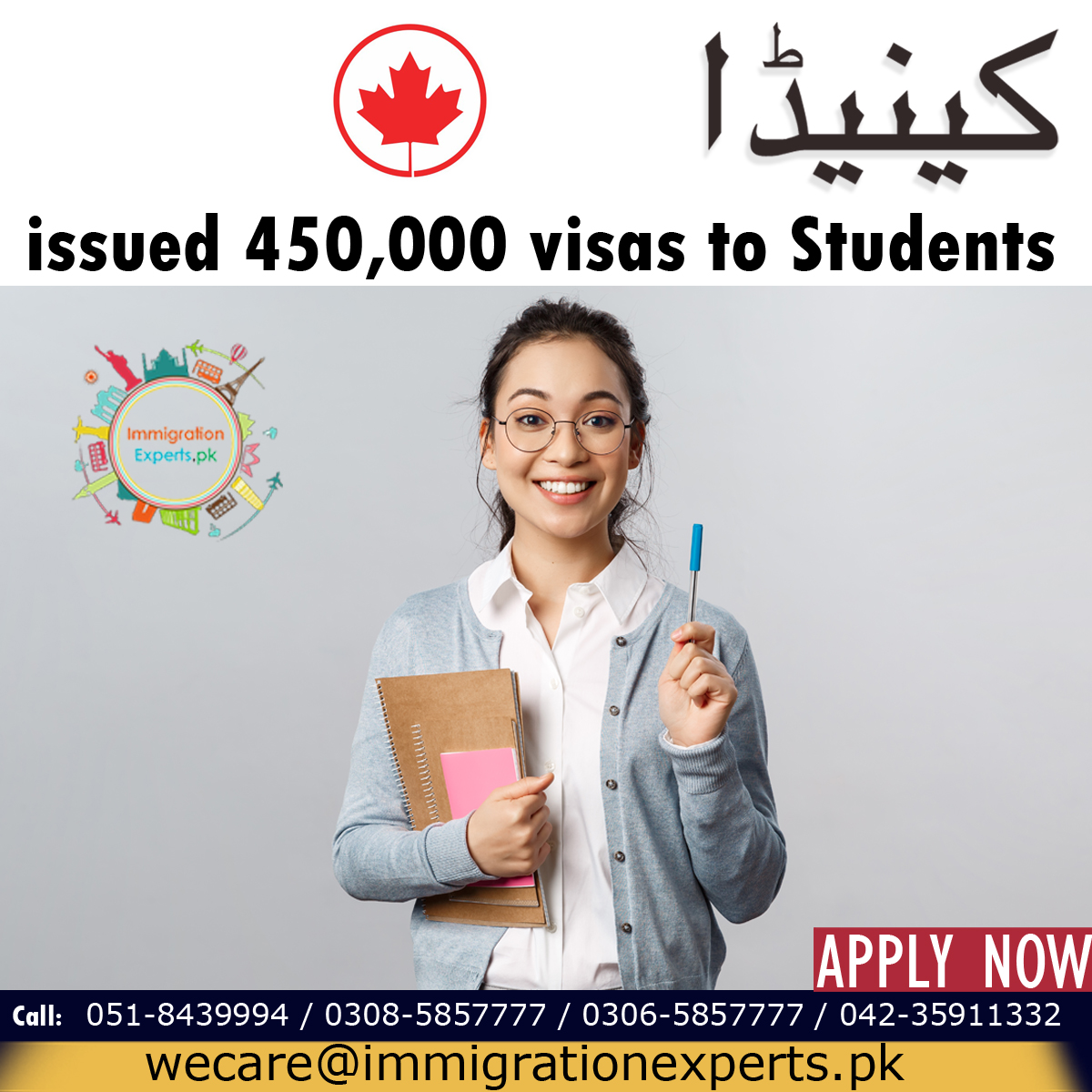 Canada issued 450,000 new study permits to international students