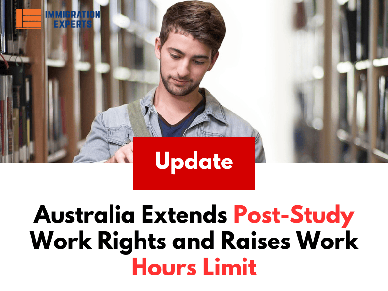 Australia Extends Post-Study Work Rights and Raises Work Hours Limit