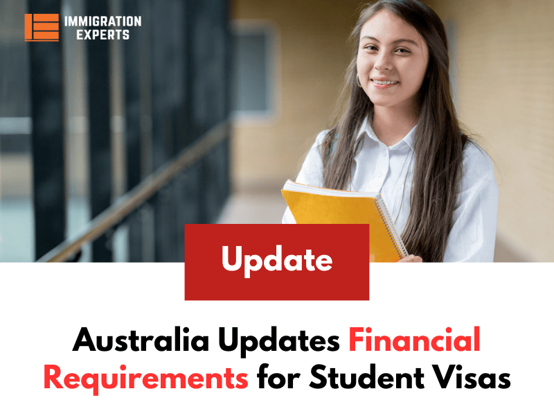 Australia Updates Financial Requirements for Student Visas