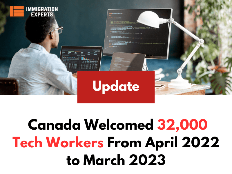 Canada Welcomed 32,000 Tech Workers From April 2022 to March 2033