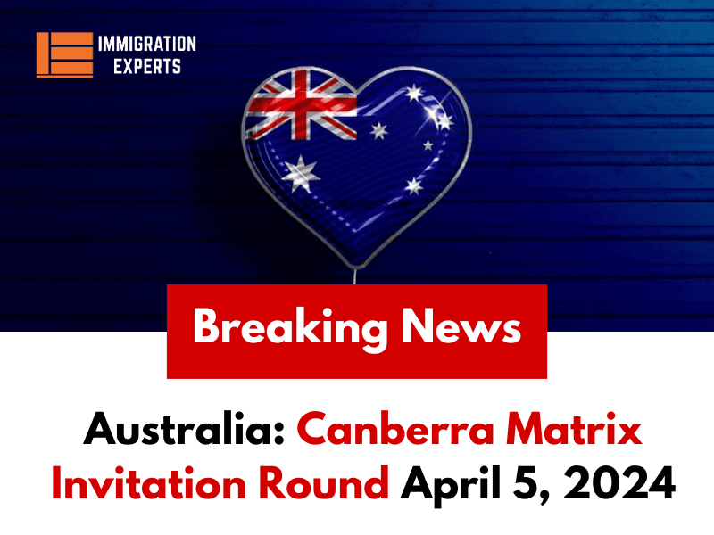 Australia: Canberra Matrix Invitation Round April 5, 2024
