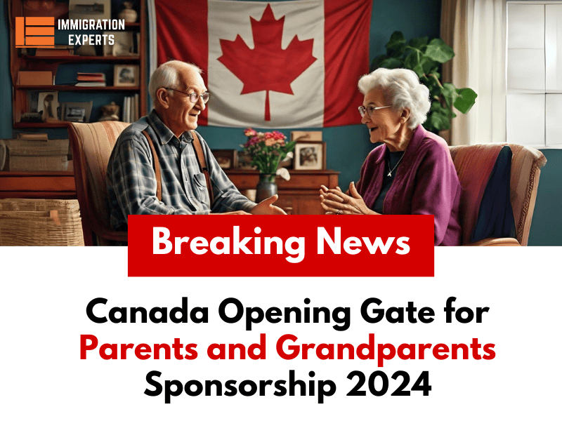 Canada Opening Gate for Parents and Grandparents Sponsorship 2024