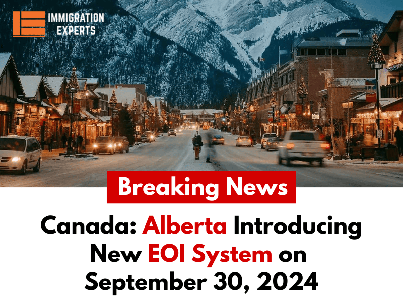 Canada: Alberta Introducing New EOI System on September 30, 2024