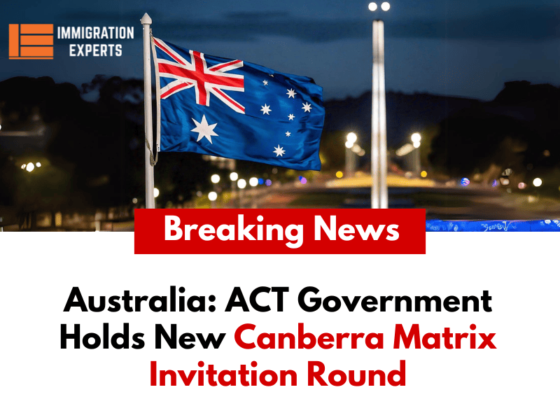 Australia: ACT Government Holds New Canberra Matrix Invitation Round