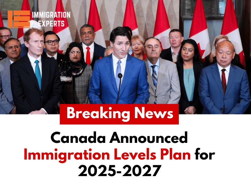 Canada Announced Immigration Levels Plan for 2025-2027