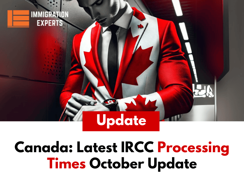 Canada: Latest IRCC Processing Times October Update